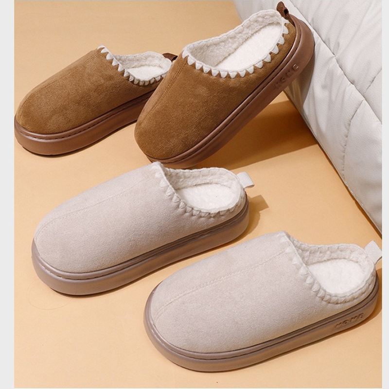 Men'S Shoes Grip - Haus Slipper Frauen Winter Warme Fuzzy