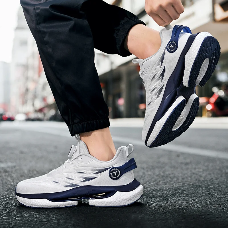Men'S Shoes For Gym - Stoßfest Komfortable Outdoor Laufen Fitness Training