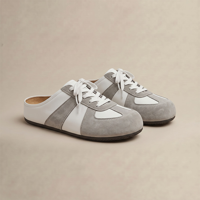 Men Shoes Marks - Herren Mule-Schuhe Sportliche Runde Zehenpartie Flache