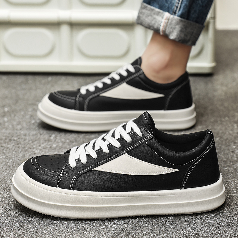 Men'S Shoes Grip - Einfarbige Herren Low-Top Freizeitschuhe Atmungsaktives Stoffinnenfutter