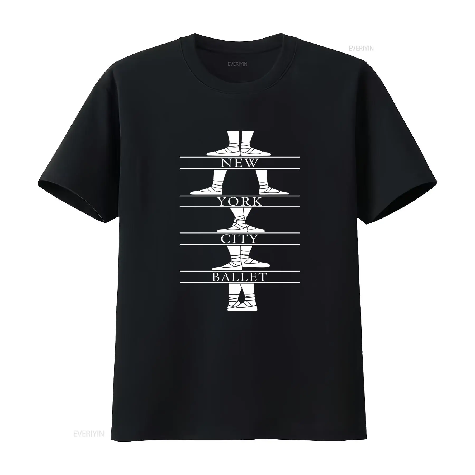 Men'S Shoes York - Minimalistisches Line-Art-T-Shirt mit Aufdruck „New York