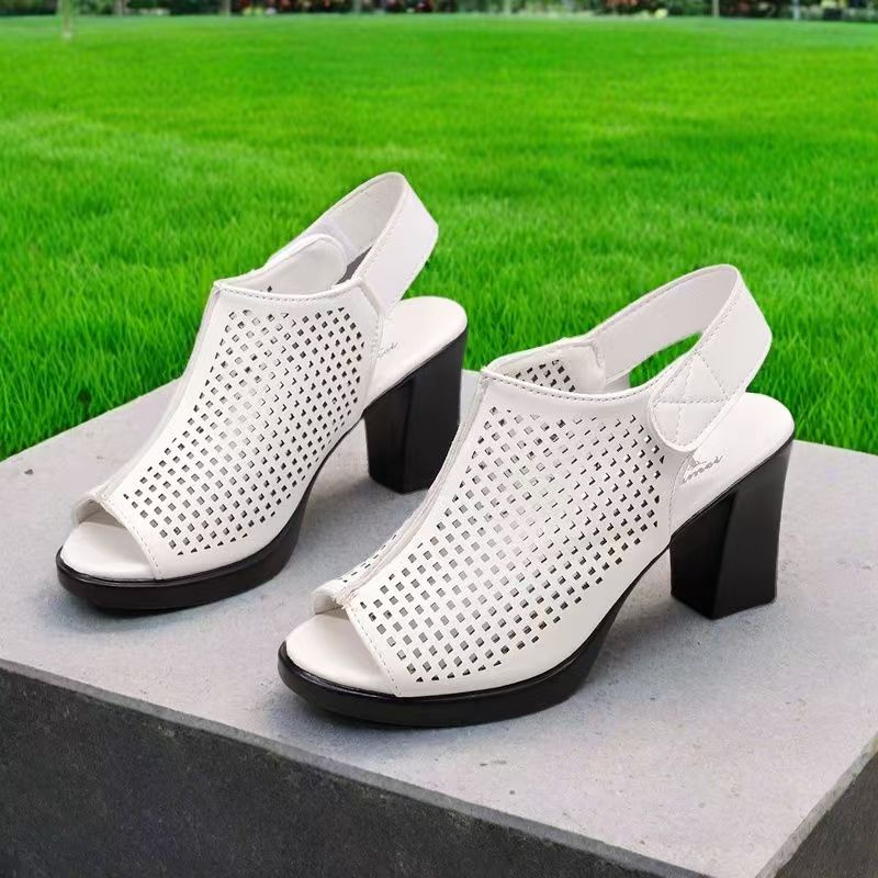 Velcro Strap Sandal - Damen Sandalen in großen Größen mit