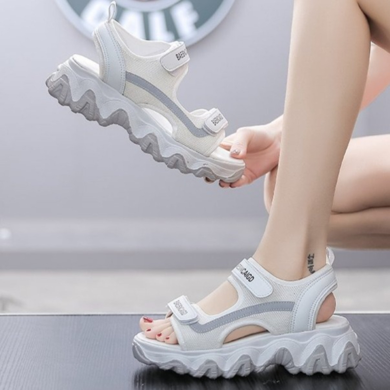 2026 Sommer Damen Koreanischer – Velcro Strap Sandal Bewertung und Preis