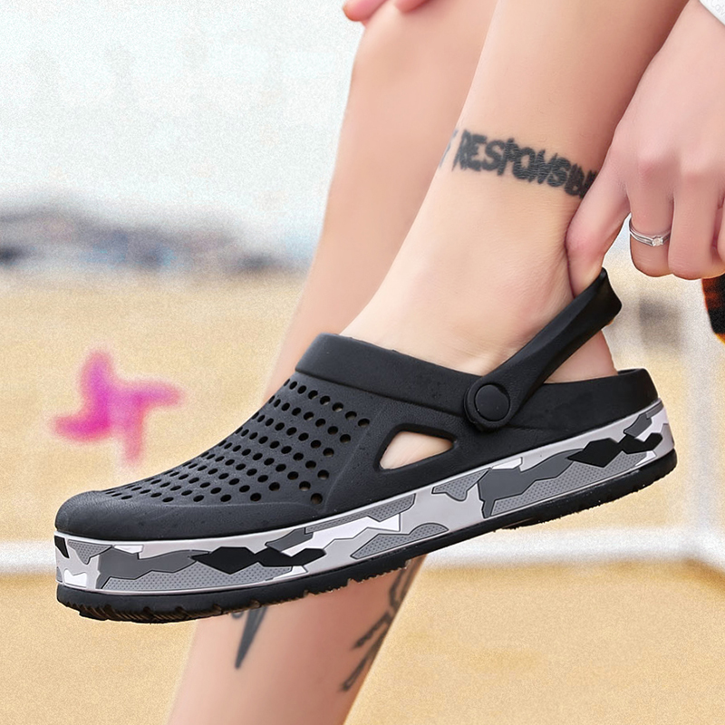 Sommer Männer Schuhe Clogs Hau – Men Shoes Marks Bewertung und Preis