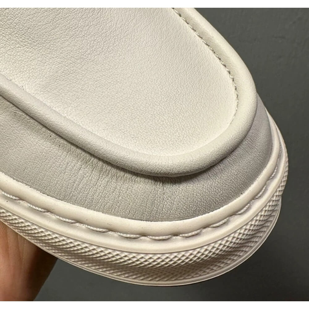 Luxuriöse weiße Leder-Freizeit – Men'S Shoes Smart Bewertung und Preis