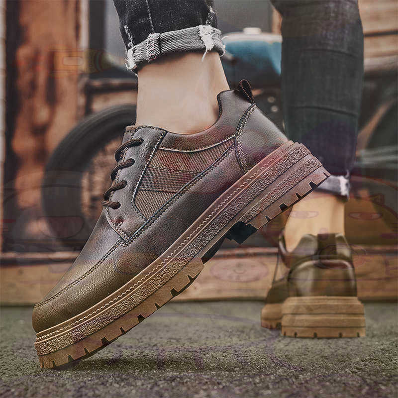 Dunkles Naturleder, modische T – Men Shoes On Clearance Bewertung und Preis