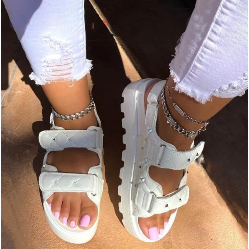 2024 Sommer dicke Sohle Sandal – Velcro Strap Sandal Bewertung und Preis