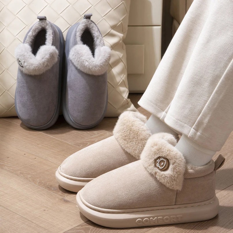 Haus Fuzzy Slipper Frauen Flau – Men'S Shoes Grip Bewertung und Preis