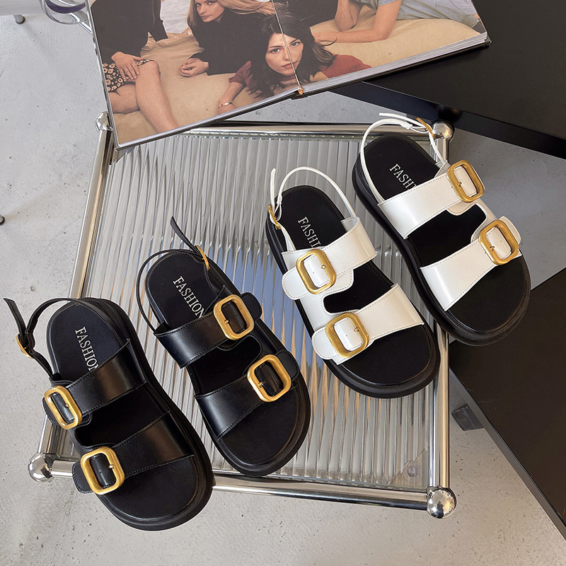 Gladiator-Plattform-Damensanda – Velcro Strap Sandal Bewertung und Preis