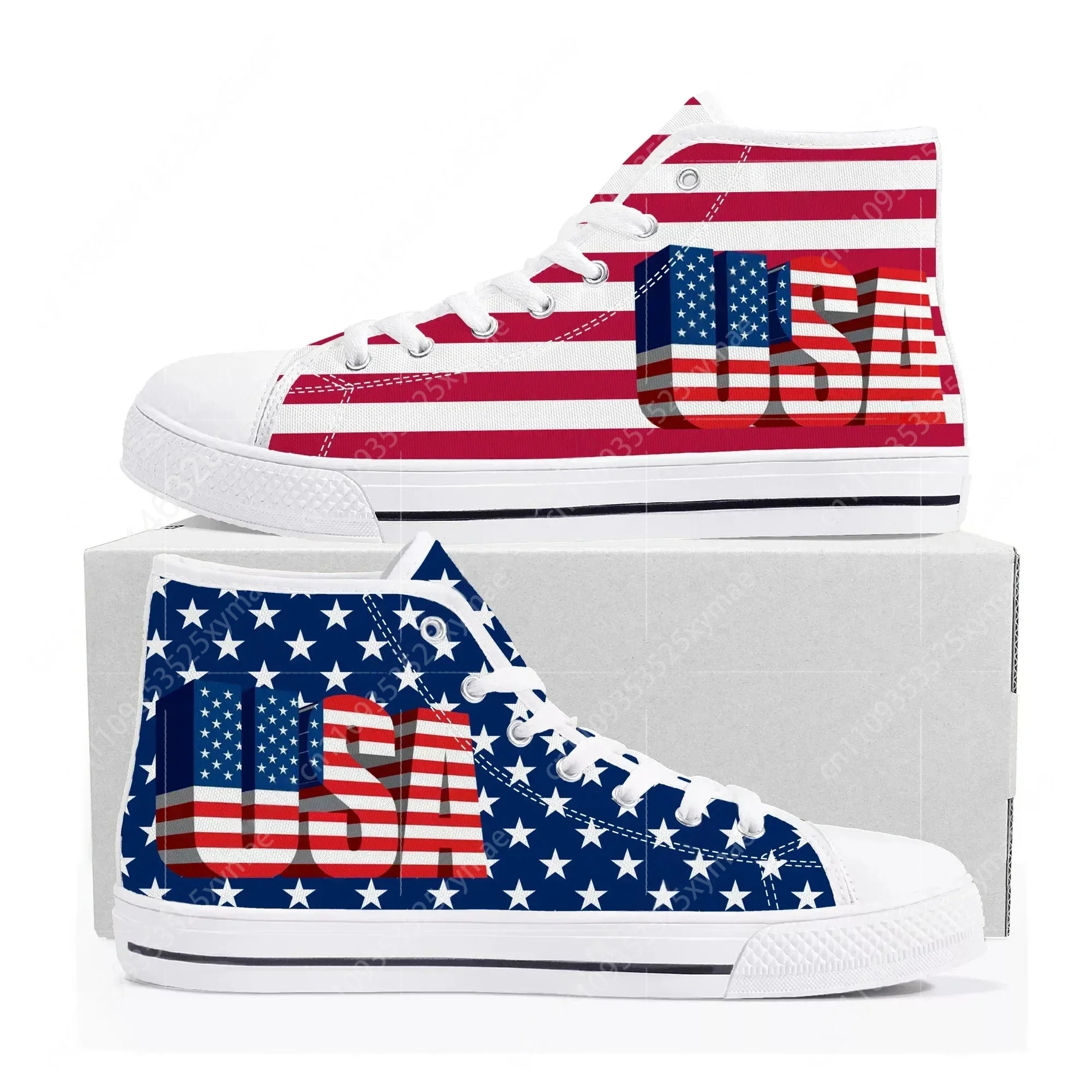 Lustige USA-Flagge, amerikanis – Men Shoes Red Bewertung und Preis