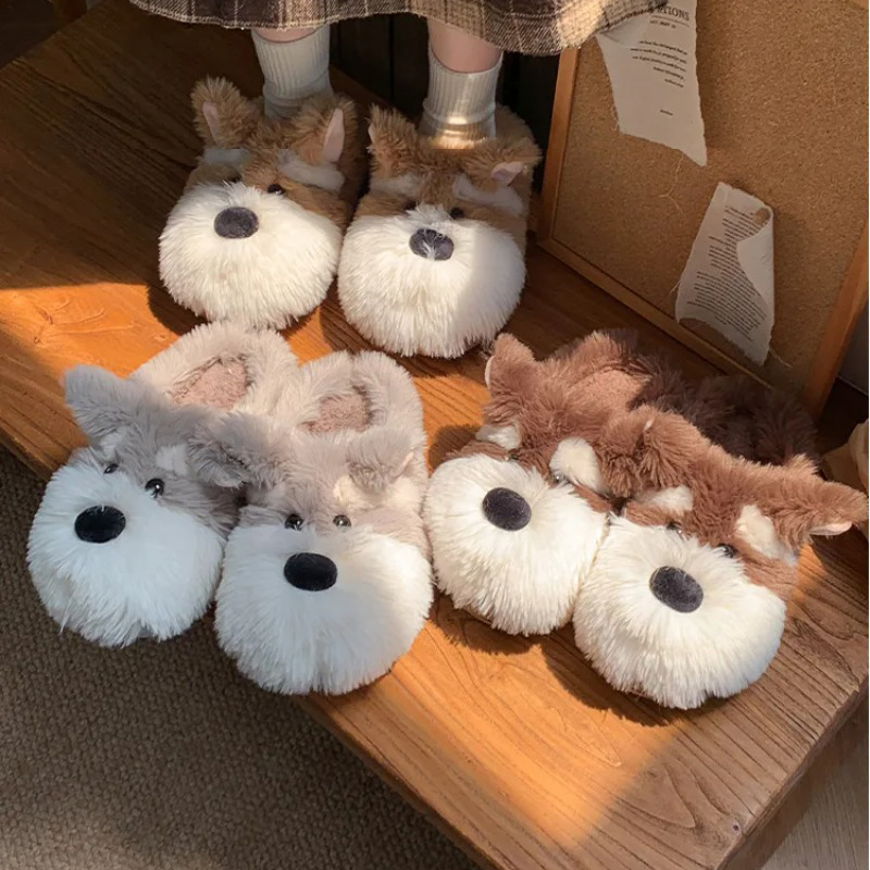 Hund Hause Fuzzy Slipper Fraue – Men'S Shoes Grip Bewertung und Preis