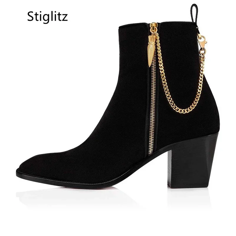 Wildleder Stiefeletten Goldket – Men Shoes Red Bewertung und Preis