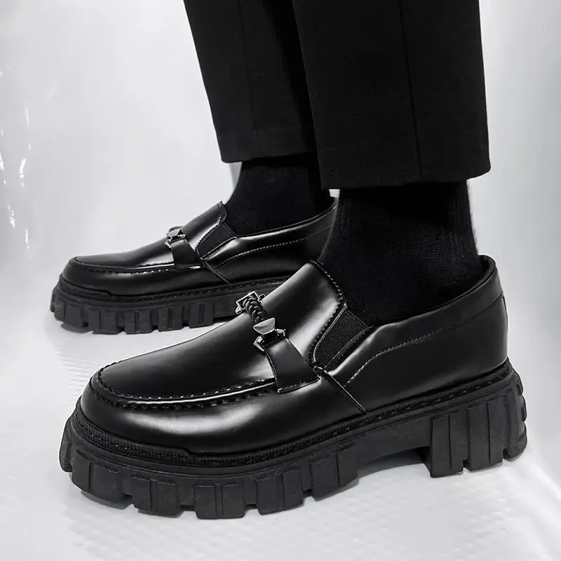 Plattform-Herren-Leder-Loafer- – Men Shoes Prada Bewertung und Preis