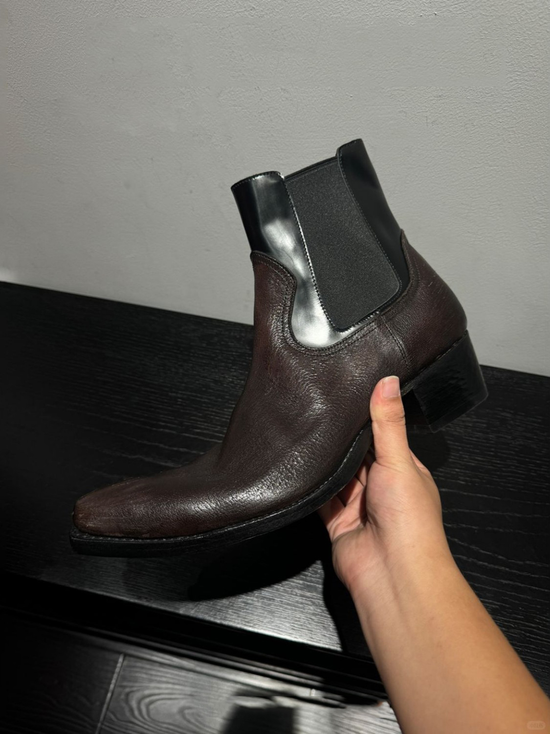 Herren Schwarze Leder-Chelsea- – Men'S Shoes Smart Bewertung und Preis